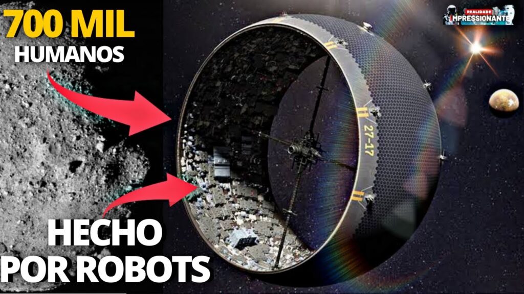 Vida humana más allá de la Tierra | 700.000 humanos en asteroide | Robots de construcción