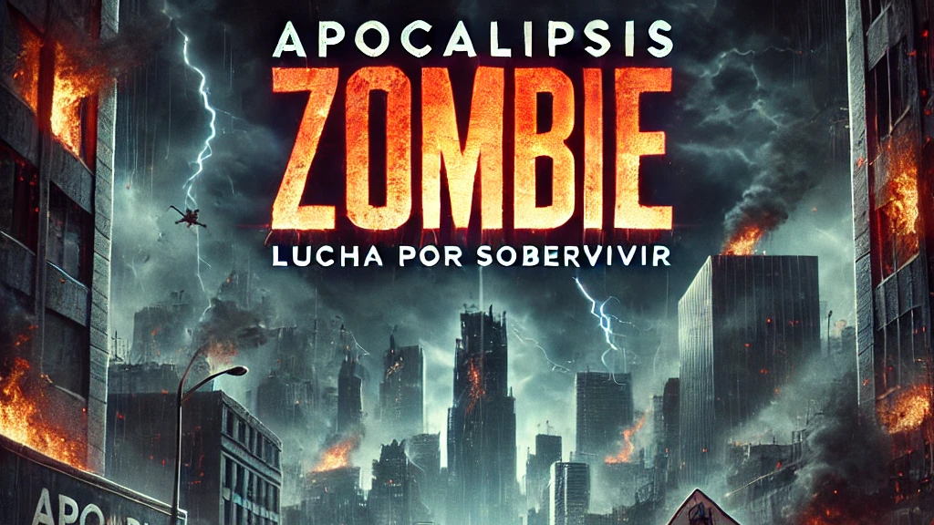 Apocalipsis Zombie película suspenso 4K ciudad post-apocalíptica